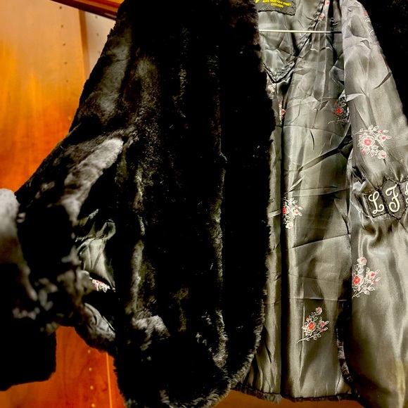 Flora Vintage Black Mink 1940 63rd St Chicago Convert Rare Genuine - Picture 3 of 6